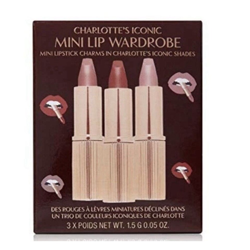 CHARLOTTE TILBURY Mini Iconic Matte Revolution Lip Charm Wardrobe Trio